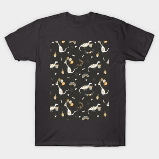 Pattern with dinosaurs T-Shirt